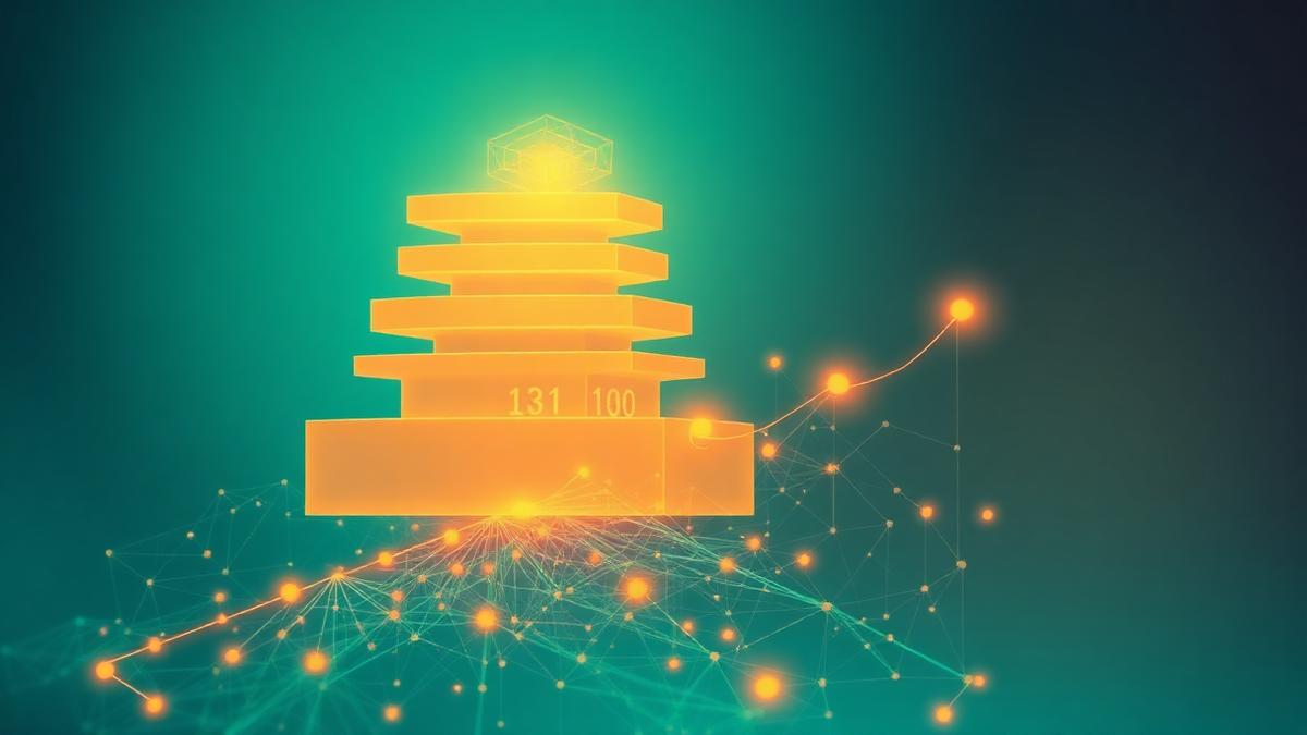 Compound growth layers representing iterative business improvements